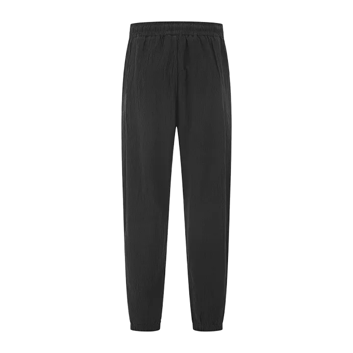 Metallic Dragon Linen Chinese Pants - Image 7